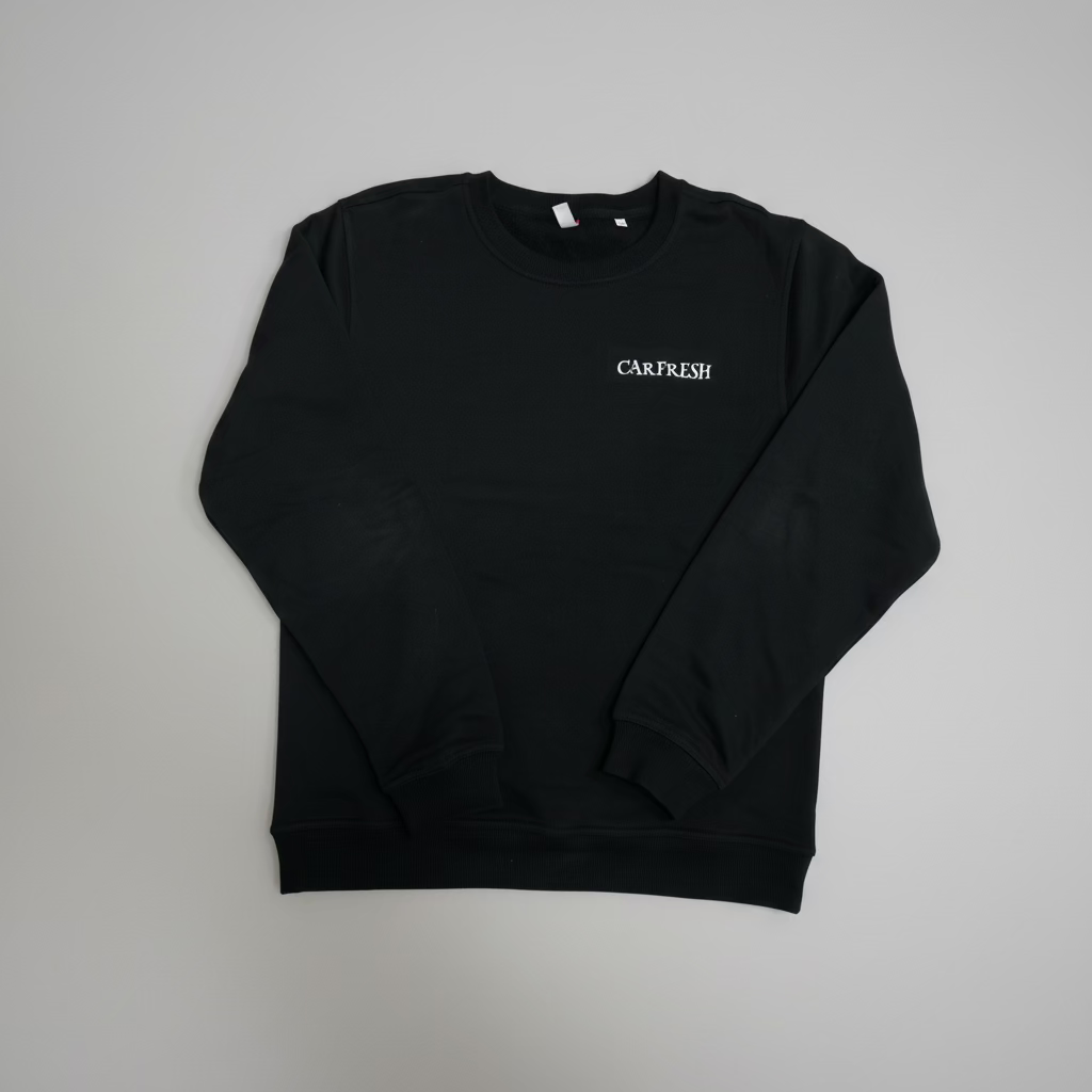 Svart Carfresh Crewneck (Förbeställ)