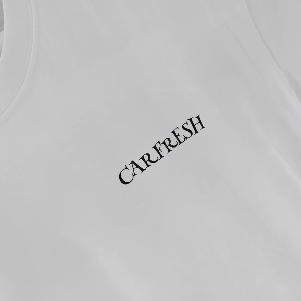 Vit Carfresh T-shirt (Förbeställ)