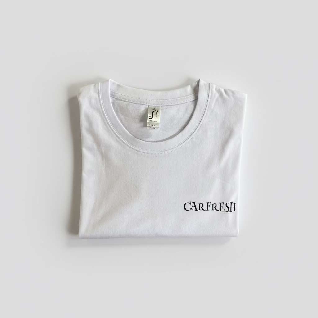 Vit Carfresh T-shirt (Förbeställ)