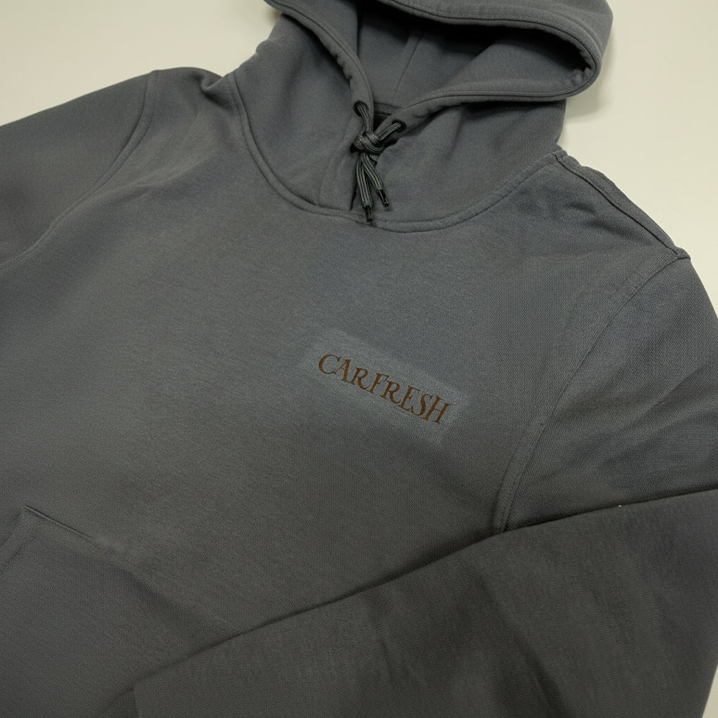 Metallgrå Carfresh Hoddie (Förbeställ)