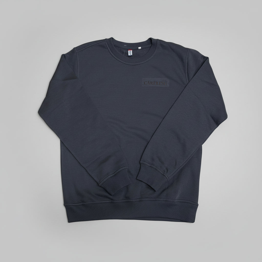 Metallgrå Carfresh Crewneck (Förbeställ)